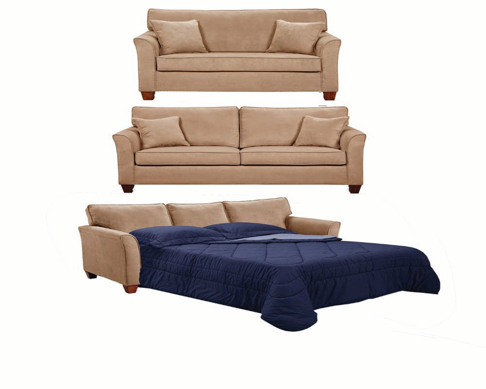 InRoom Designs Microfiber Sleeper Sofa & Reviews Wayfair